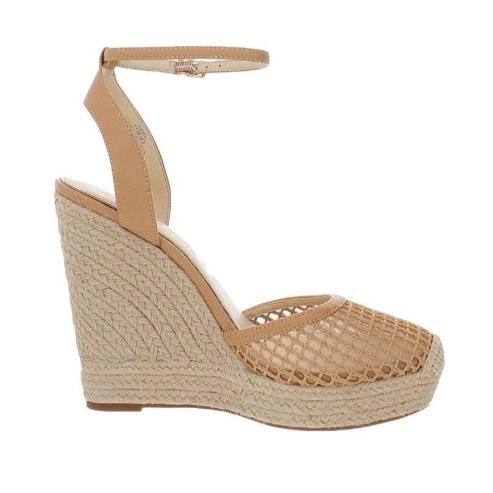 Jessica Simpson Womens 10 M Soft Sand Tall Wedge Sandals NIB YR7